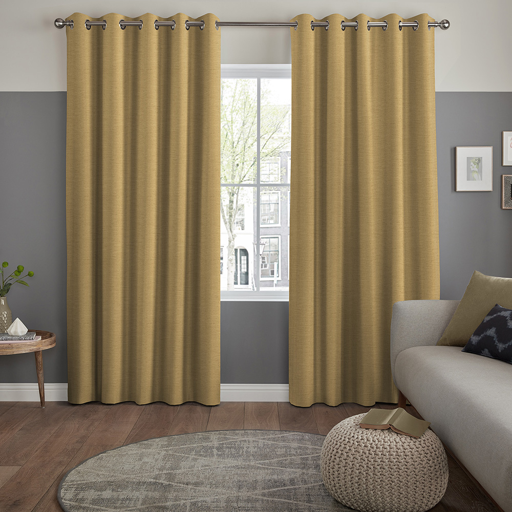 Gilligan Gold Curtains