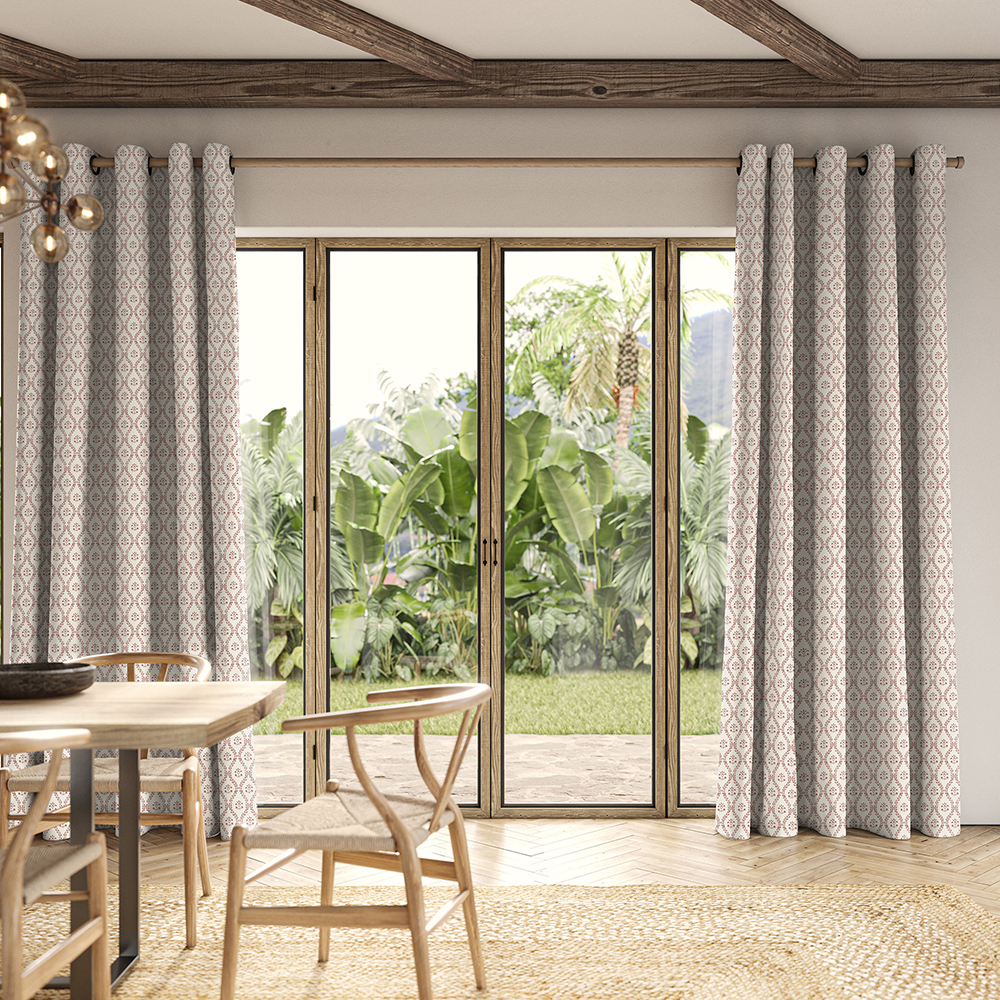 Margie Scarlet Curtains