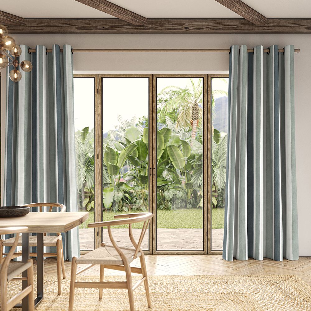 Serena Azure Curtains