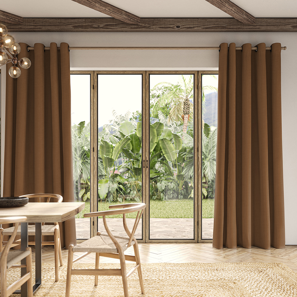 Dusen Rust Curtains