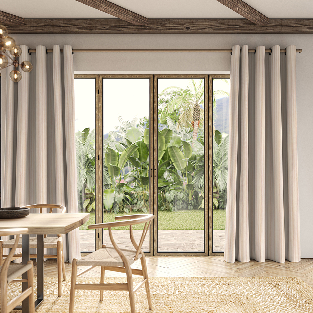 Mazeau Persimmon Curtains