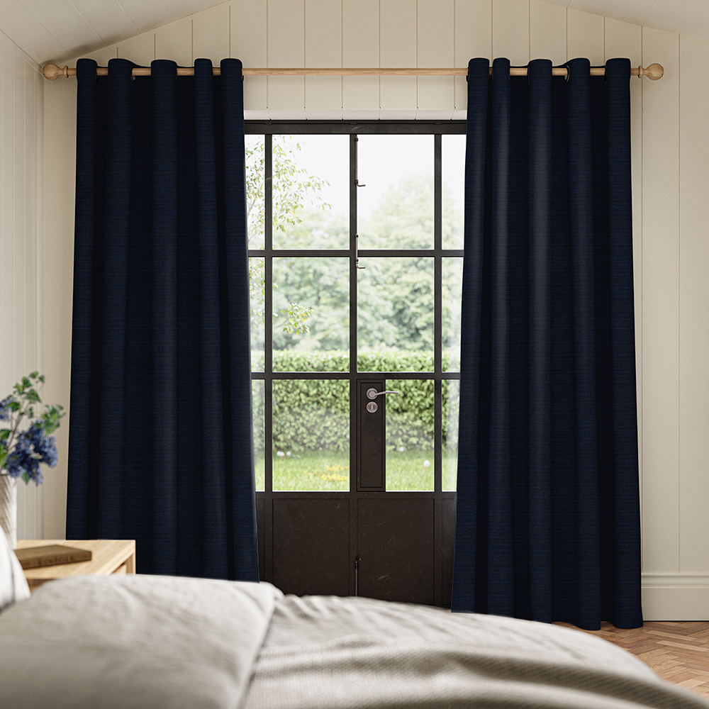 Penelope Prussian Curtains