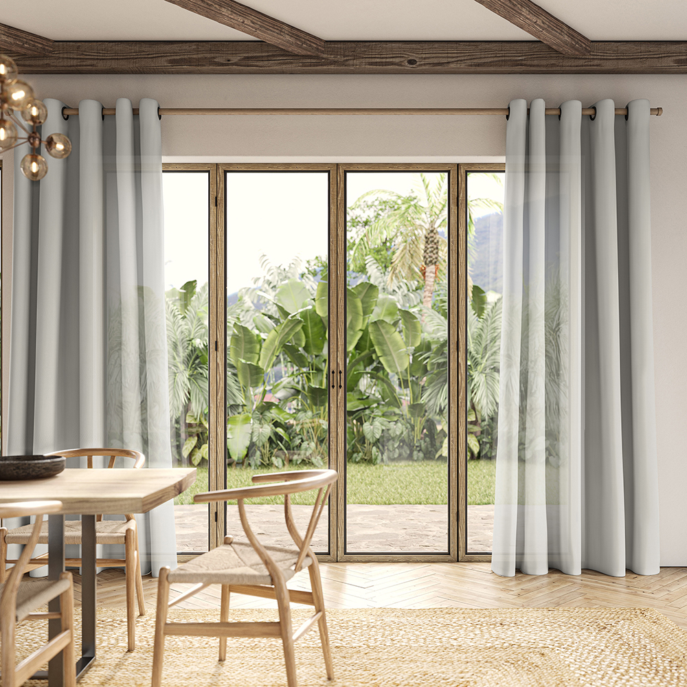 Blasket Silver Curtains