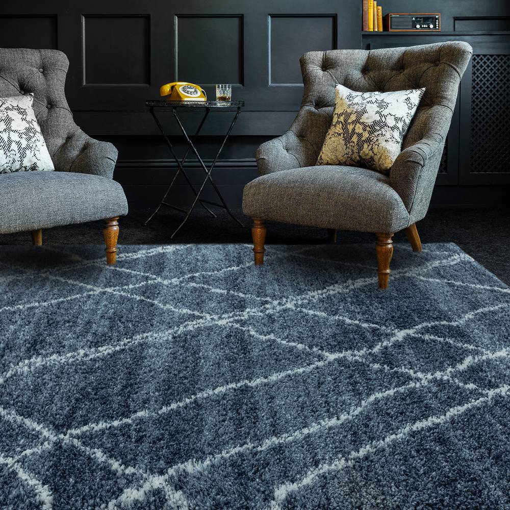 Alto Blue & Cream Rug