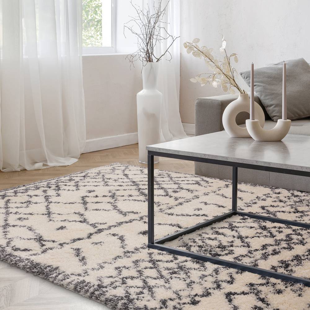 Alto Cream & Grey Rug