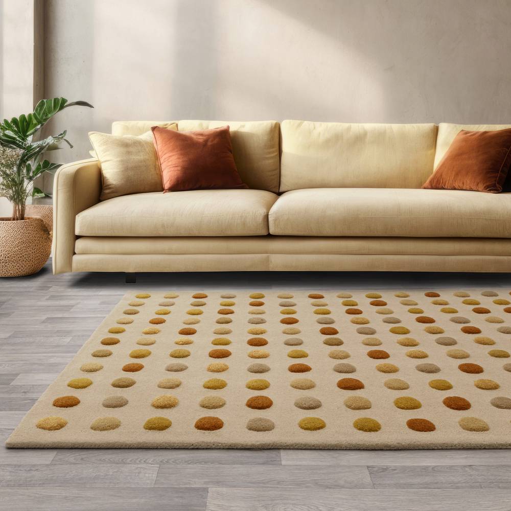 Dotty Gold Rug