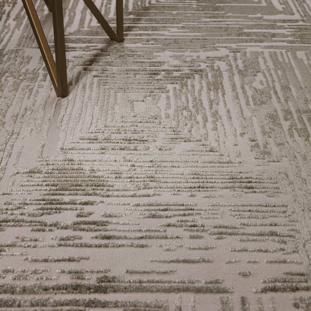 Kuza Portrait Khaki Rug
