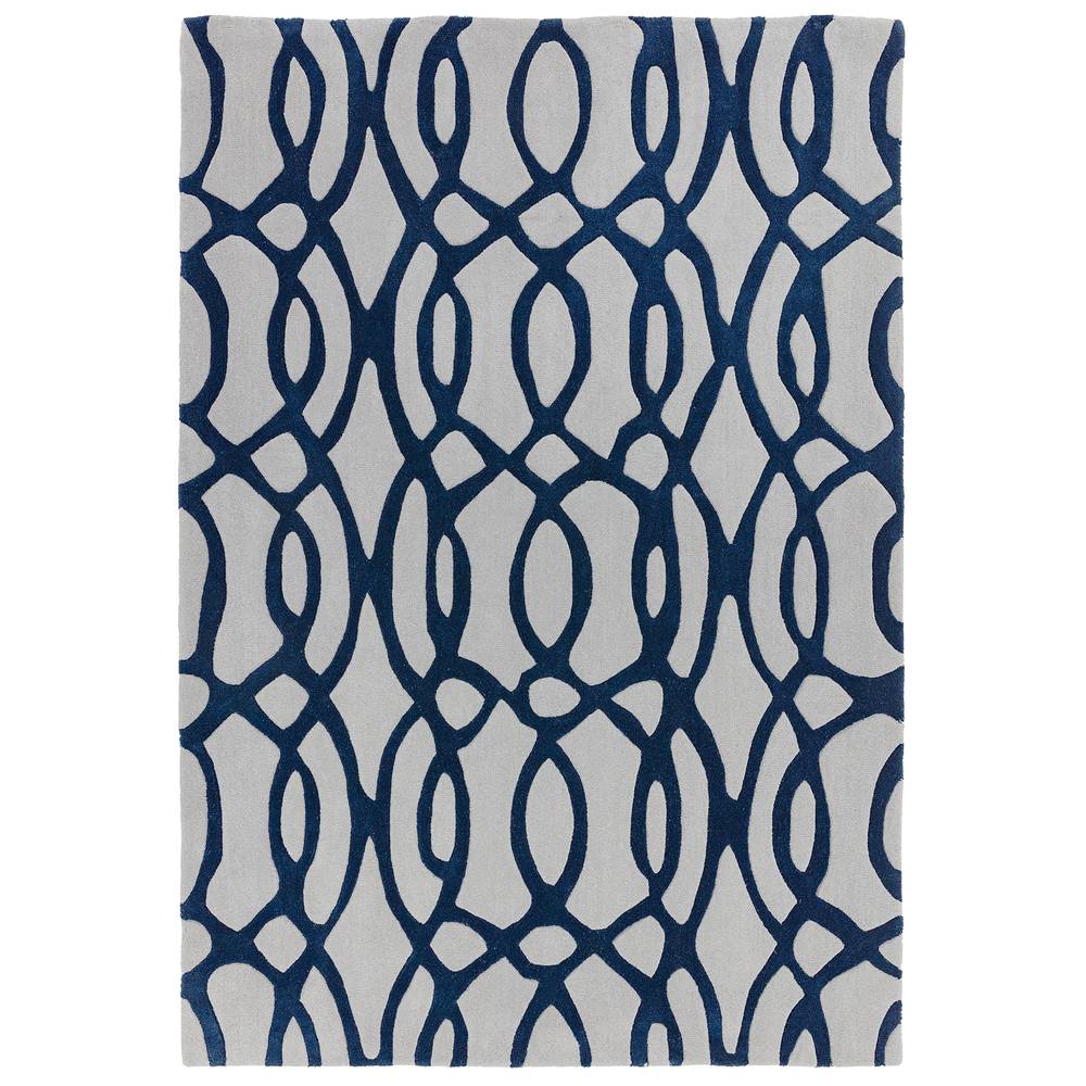 Matrix Wire Blue Rug