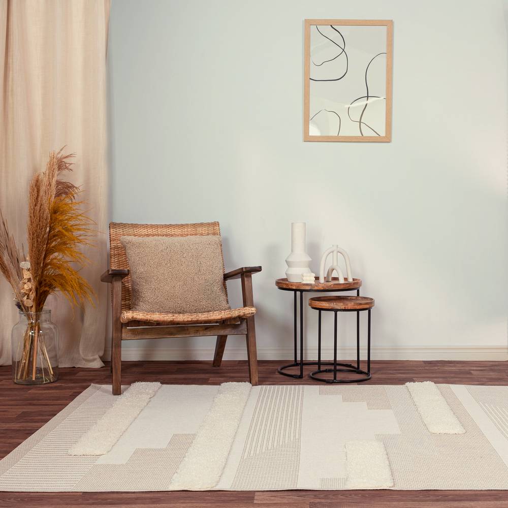 Monty Natural/Cream Geometric Rug