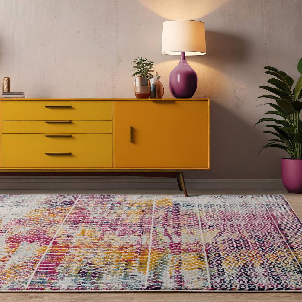 Muse Blue Swirl Rug