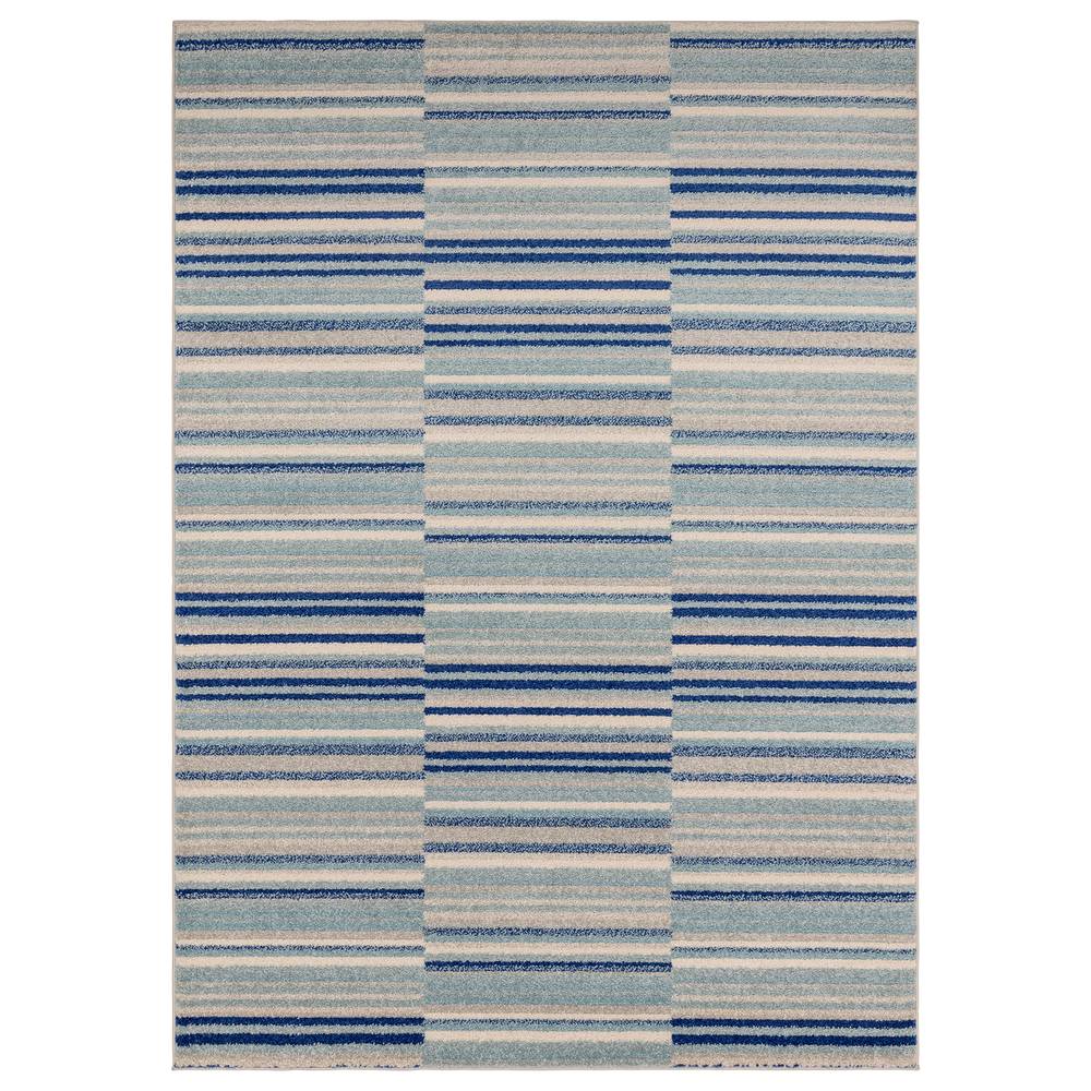 Muse Blue Stripe Rug