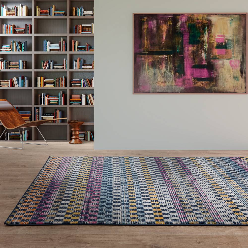 Muse Check Bright Rug