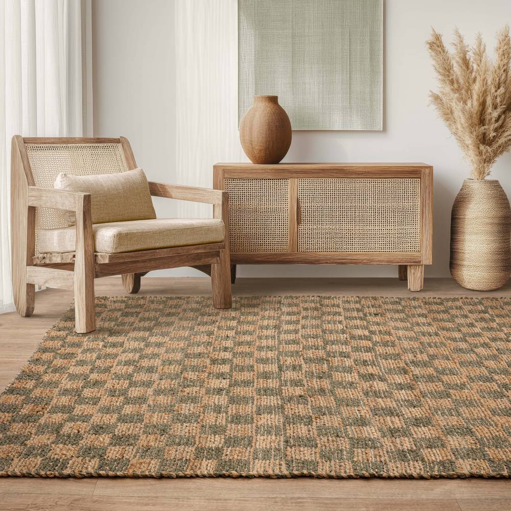 Naturi Olive Green Rug