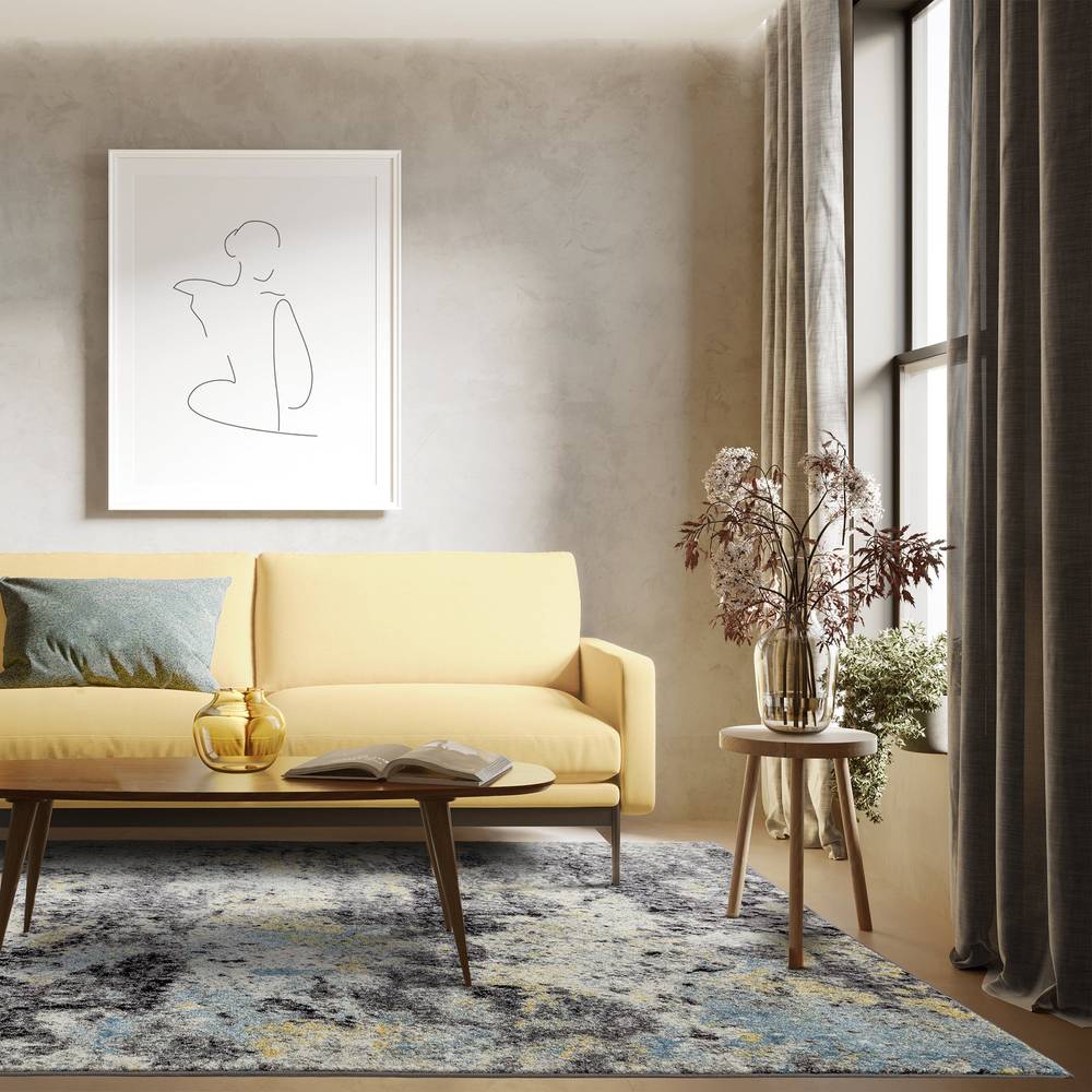 Nova Abstract Blue Rug