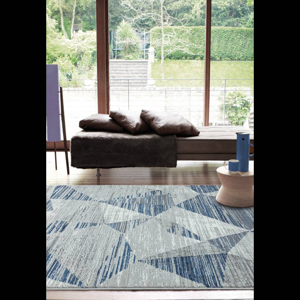 Orion Blocks Blue Rug