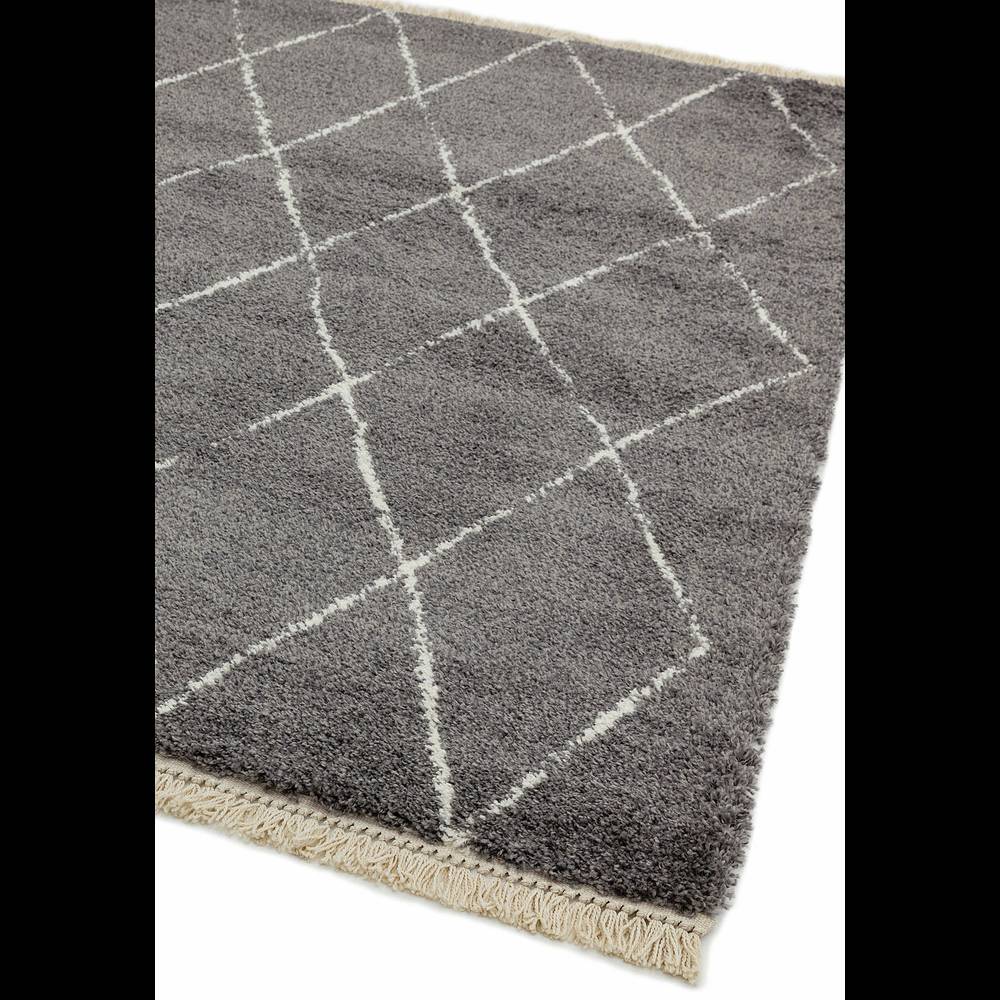 Rocco Grey Diamond Rug