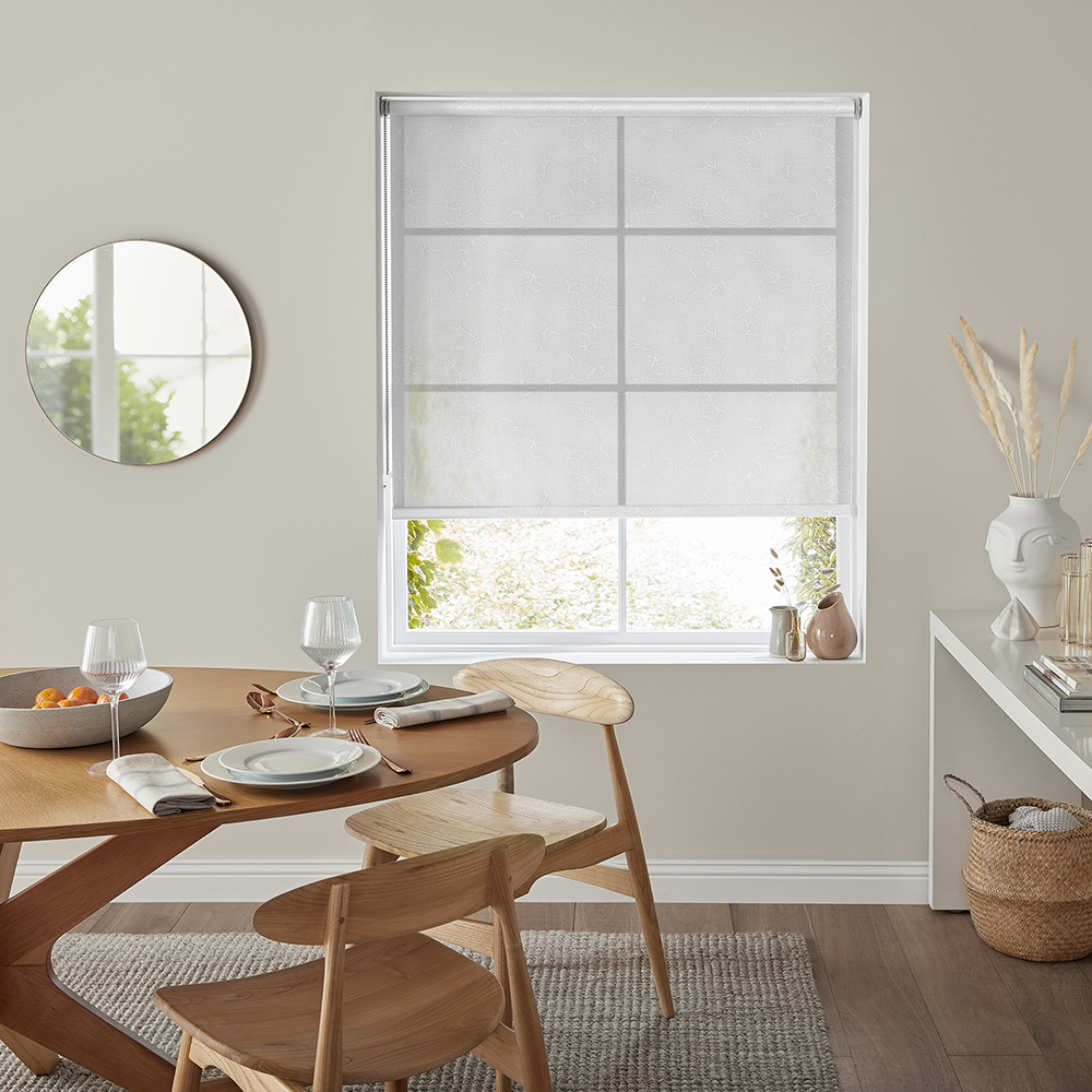 Ottilie White Roller Blind