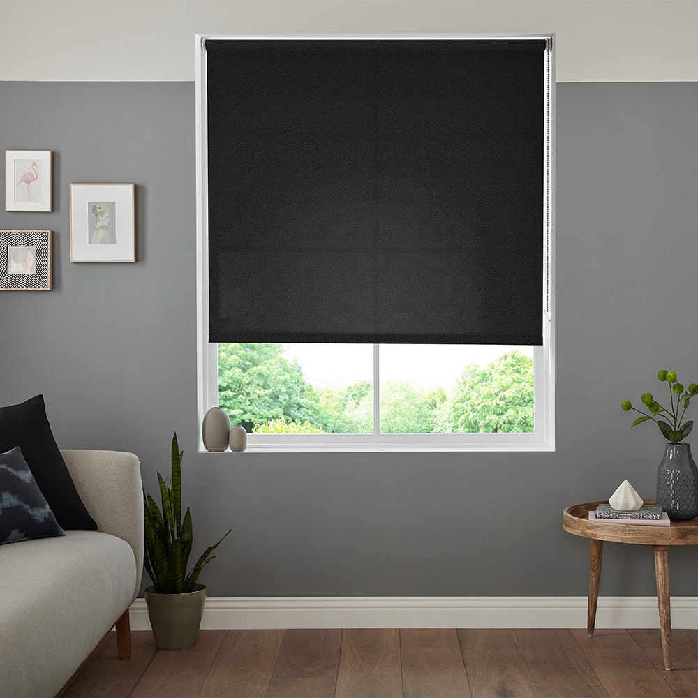 Xavier Black Roller Blind