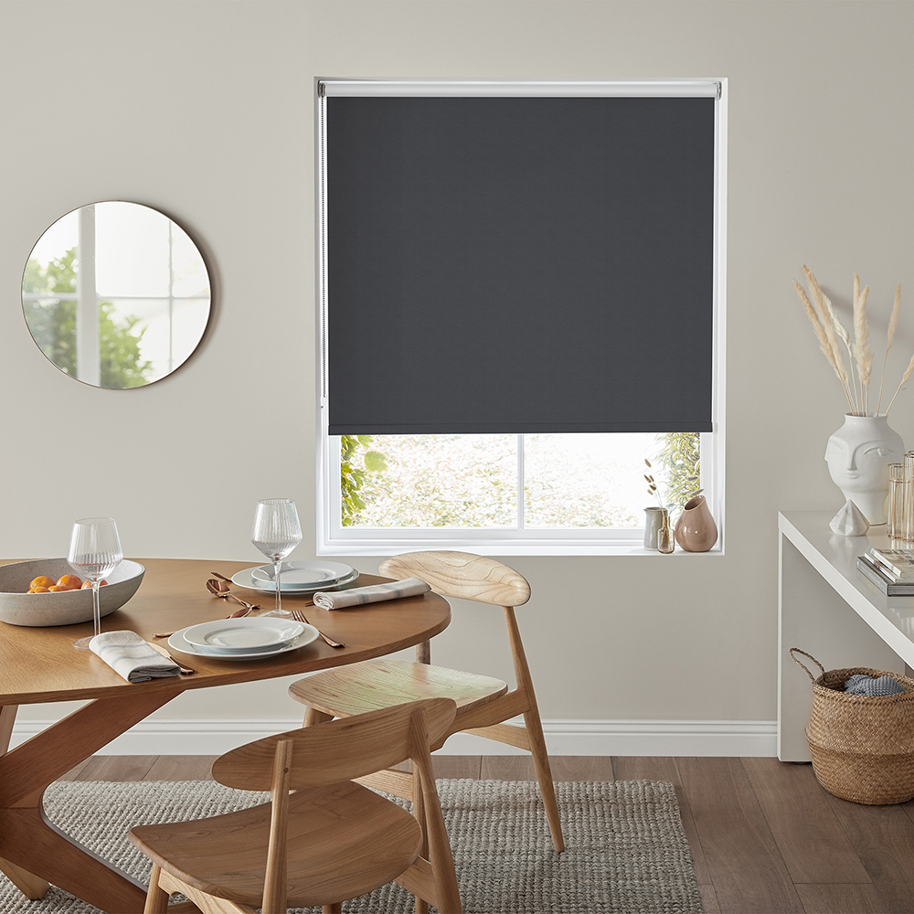 Shipley Dark Grey Roller Blind