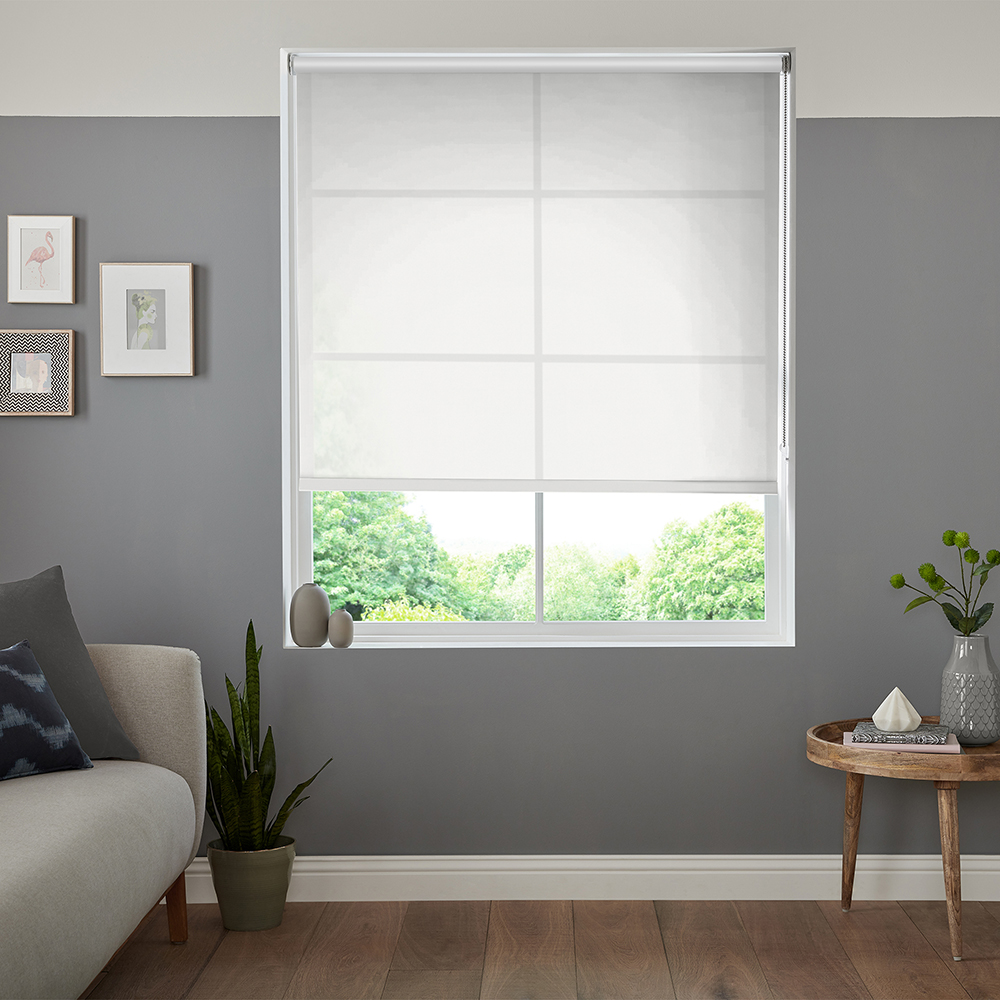 Maya White Roller Blind