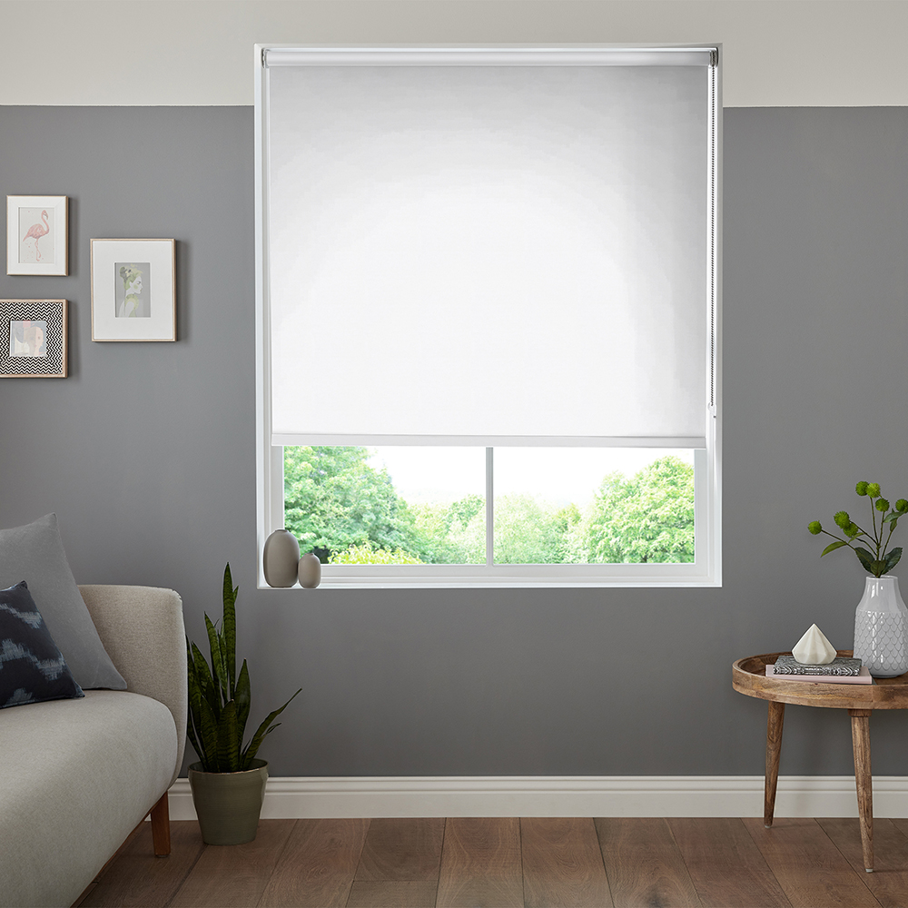 Benedict White Roller Blind