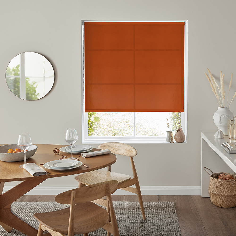 Rae Red Roller Blind