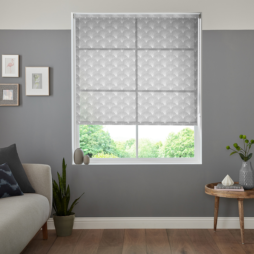 Basset Sheer Ash Roller Blind