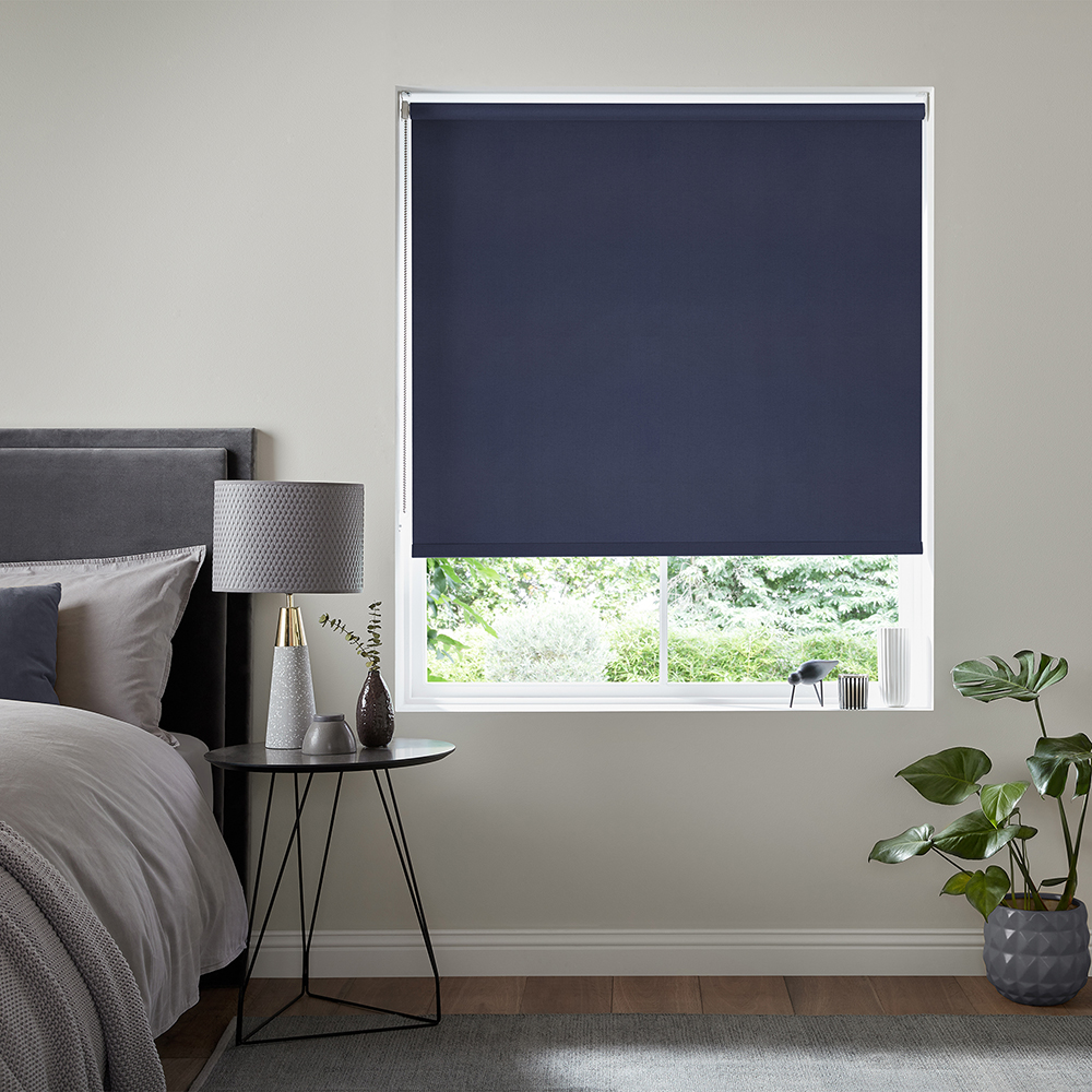 Lennie Navy Roller Blind