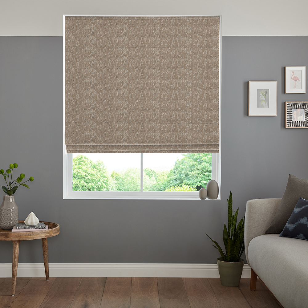 Akihi Taupe Roman Blind
