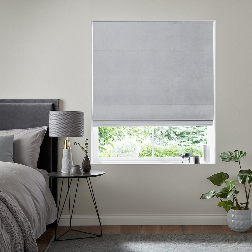Orka Silver Roman Blind