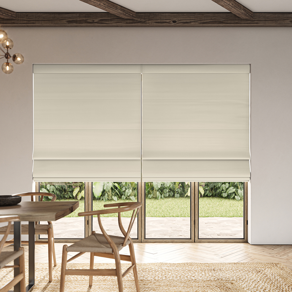 Cassandra Ivory Roman Blind