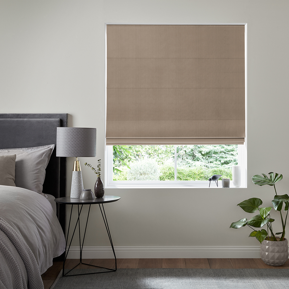 Lewry Caramel Roman Blind