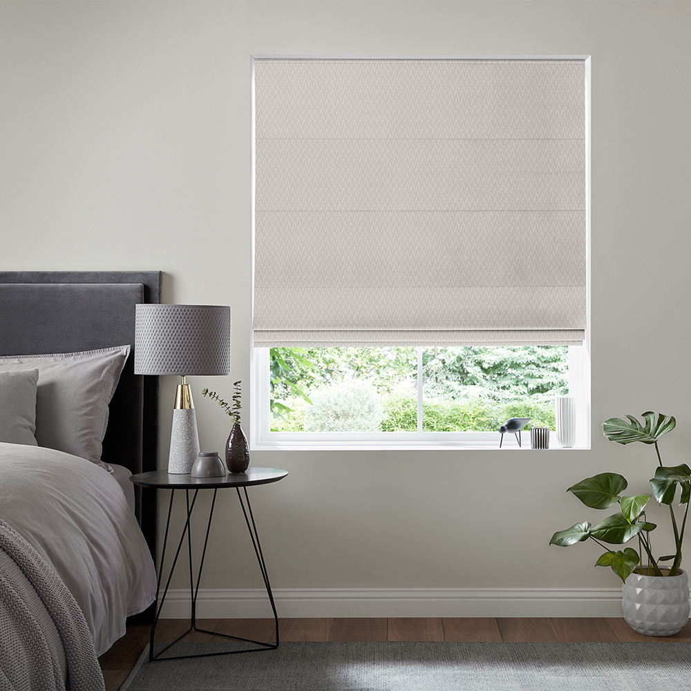 Reza Graphite Roman Blind