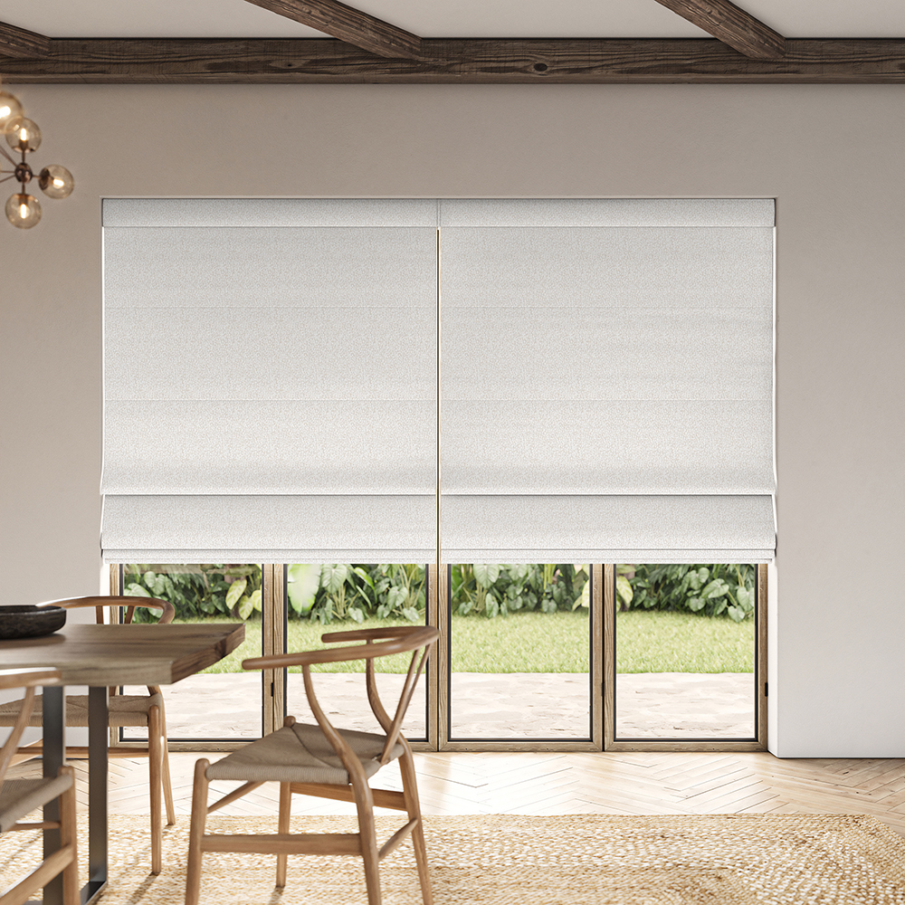Cosette Ivory Roman Blind