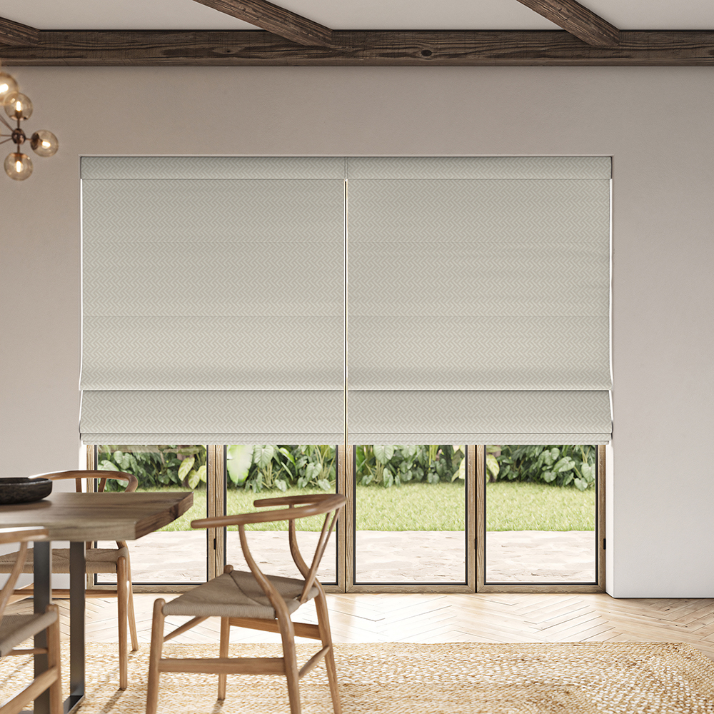Blaine Pearl Roman Blind
