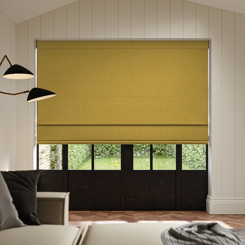Lou Sunflower Roman Blind