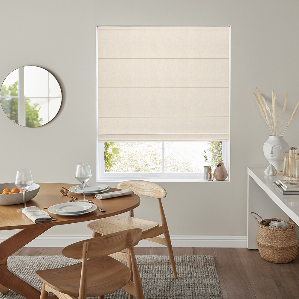 Mance Ecru Roman Blind