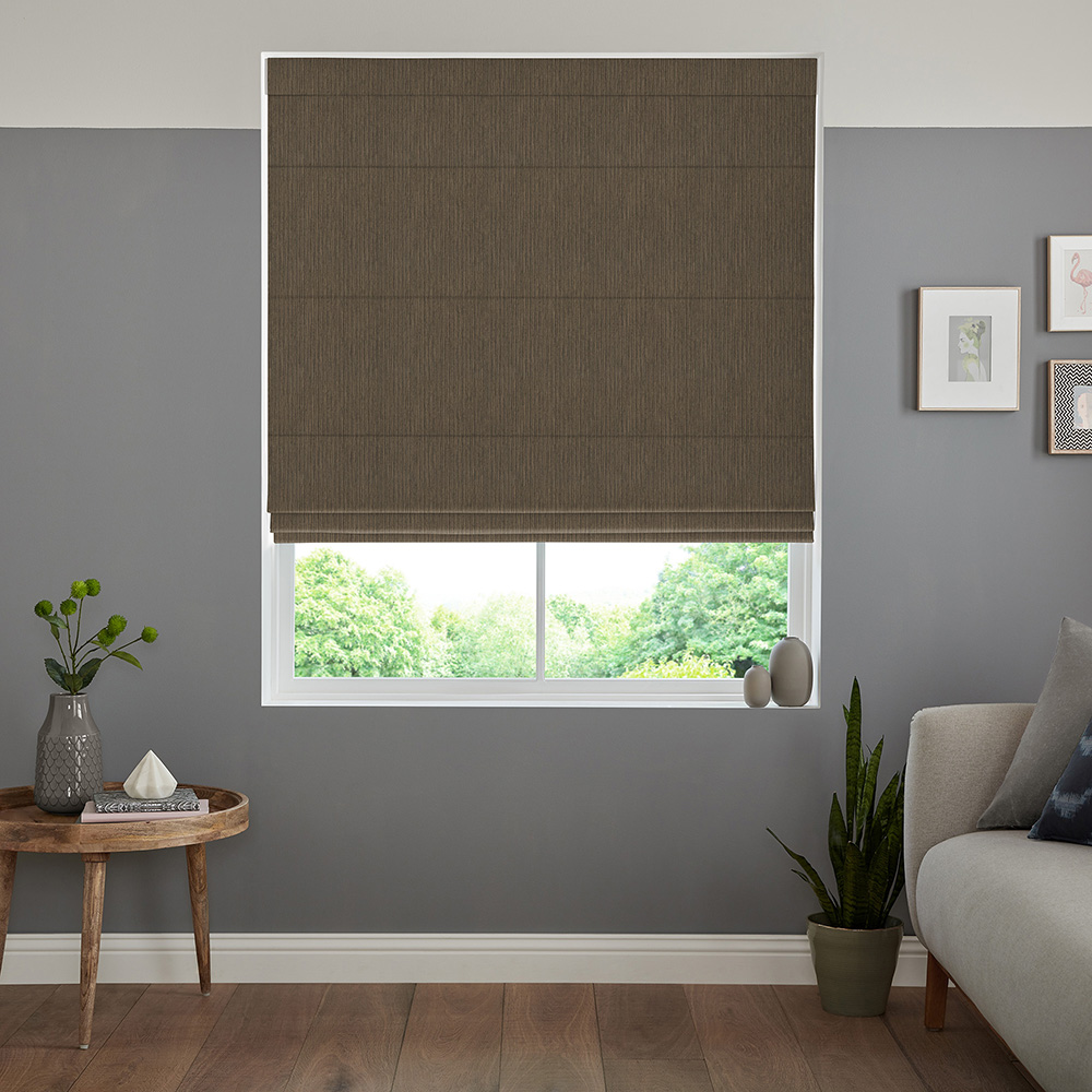 Mance Sepia Roman Blind