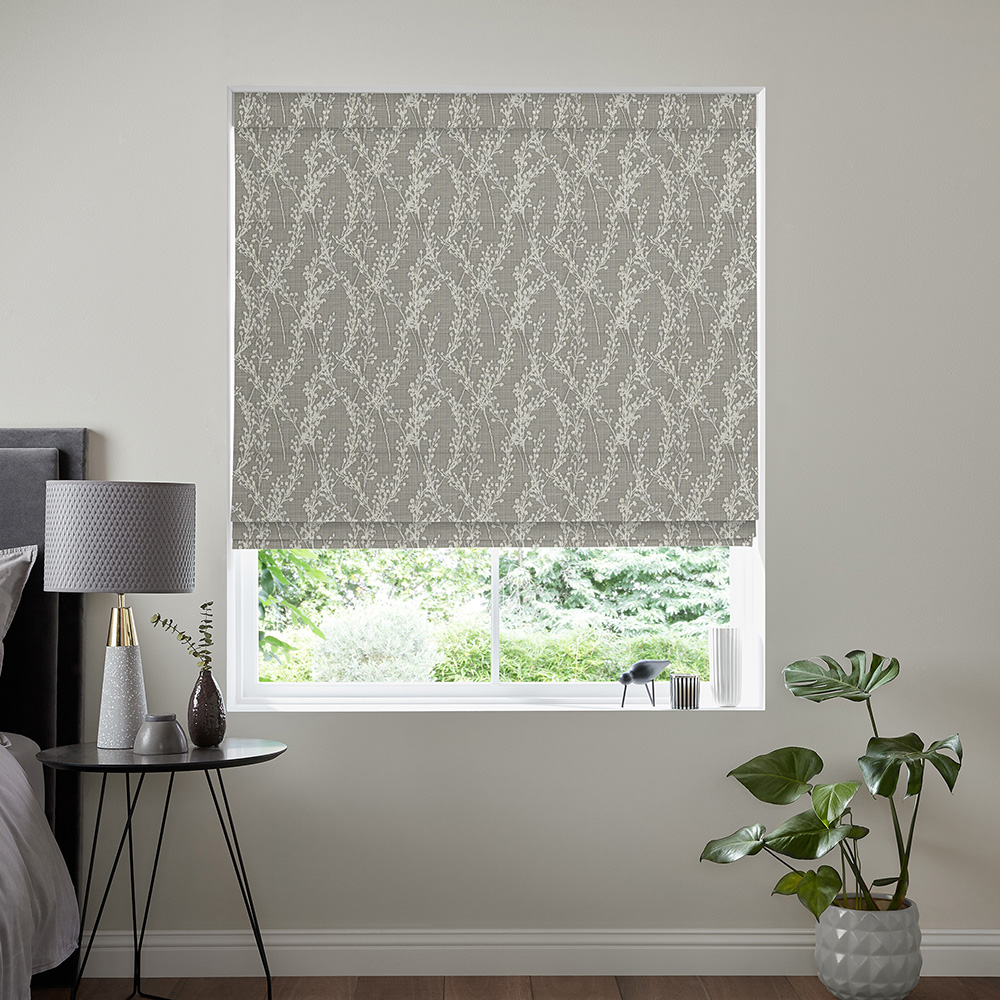 Edna Smoke Roman Blind