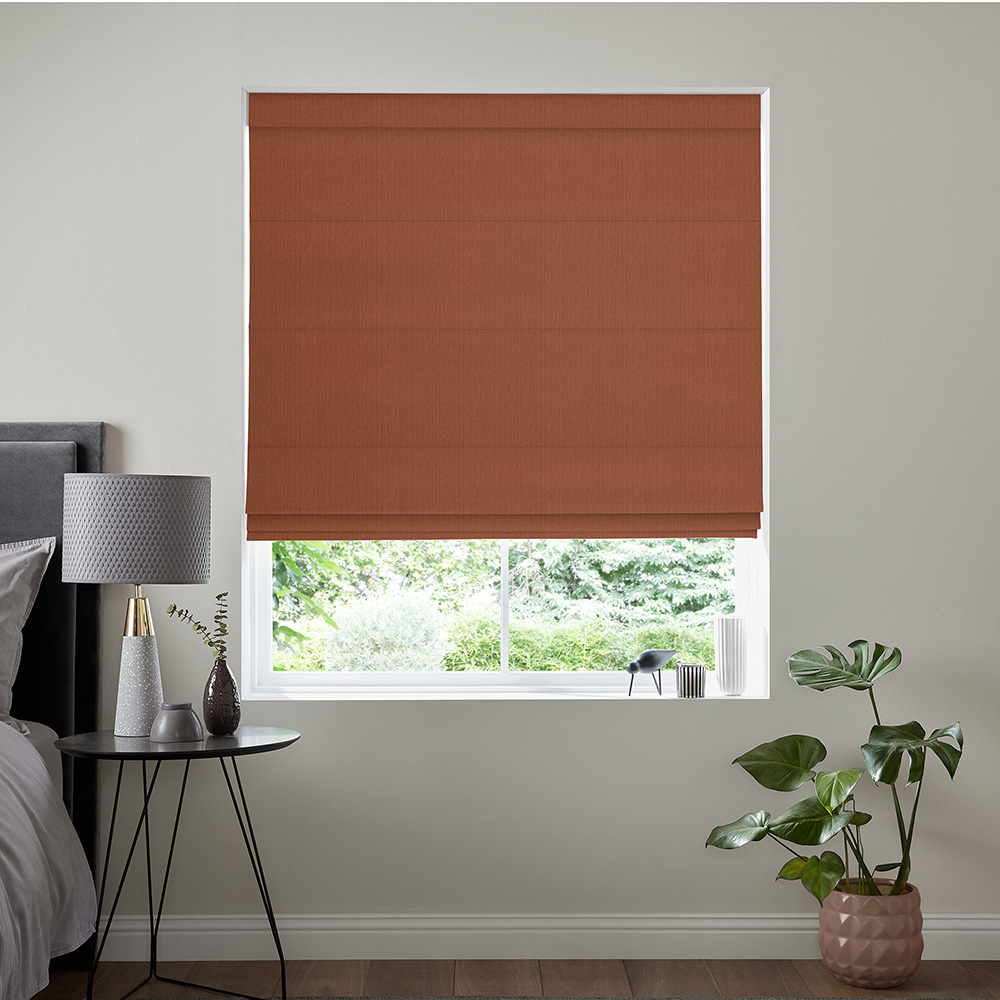 Hal Burnt Umber Roman Blind
