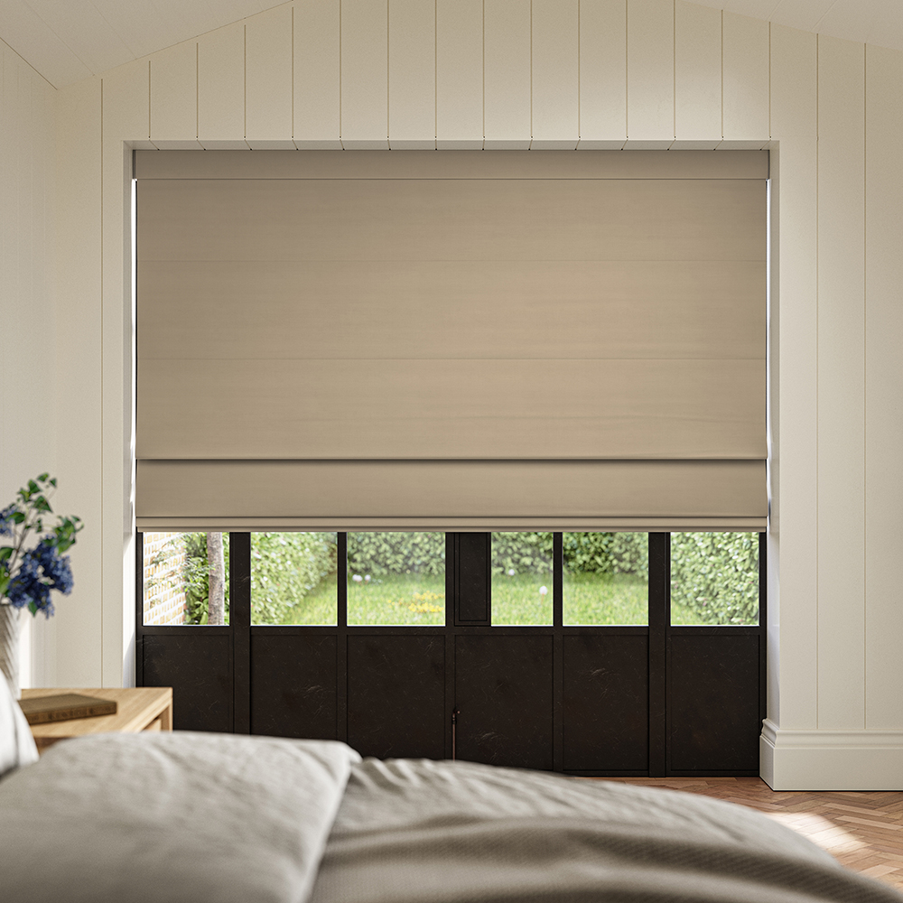 Cassandra Toffee Roman Blind