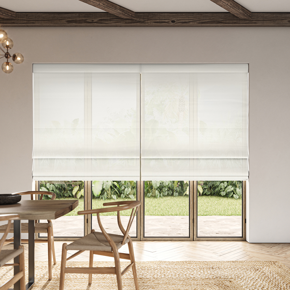 Inish Chalk Roman Blind