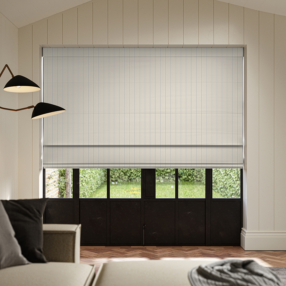 Karlie Putty Roman Blind
