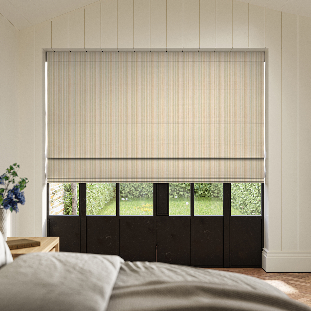 Mazeau Moss Roman Blind