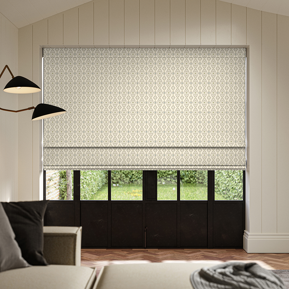 Shah Olive Roman Blind
