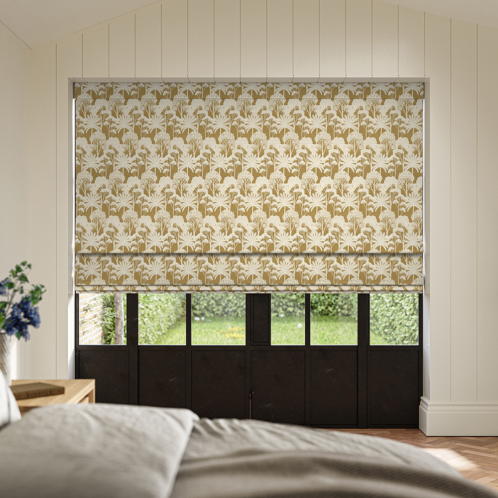 Ruby Forest Roman Blind