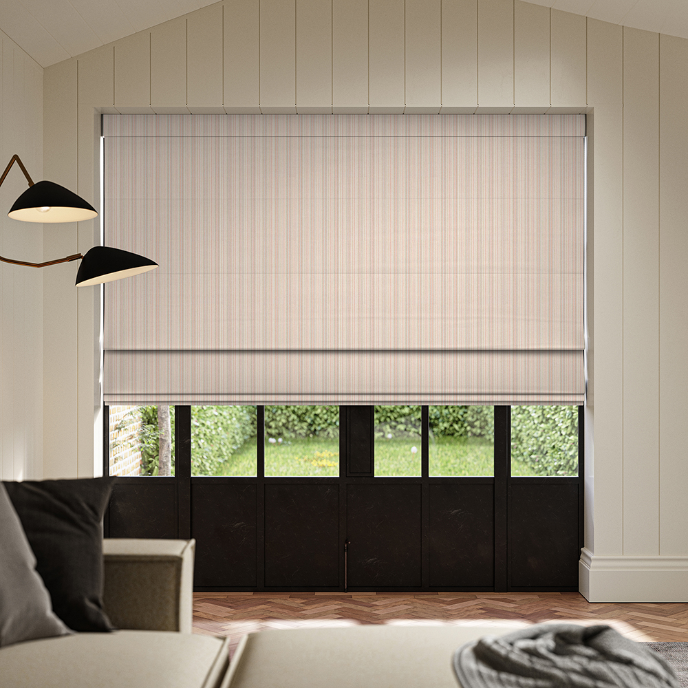 Mazeau Rosewood Roman Blind
