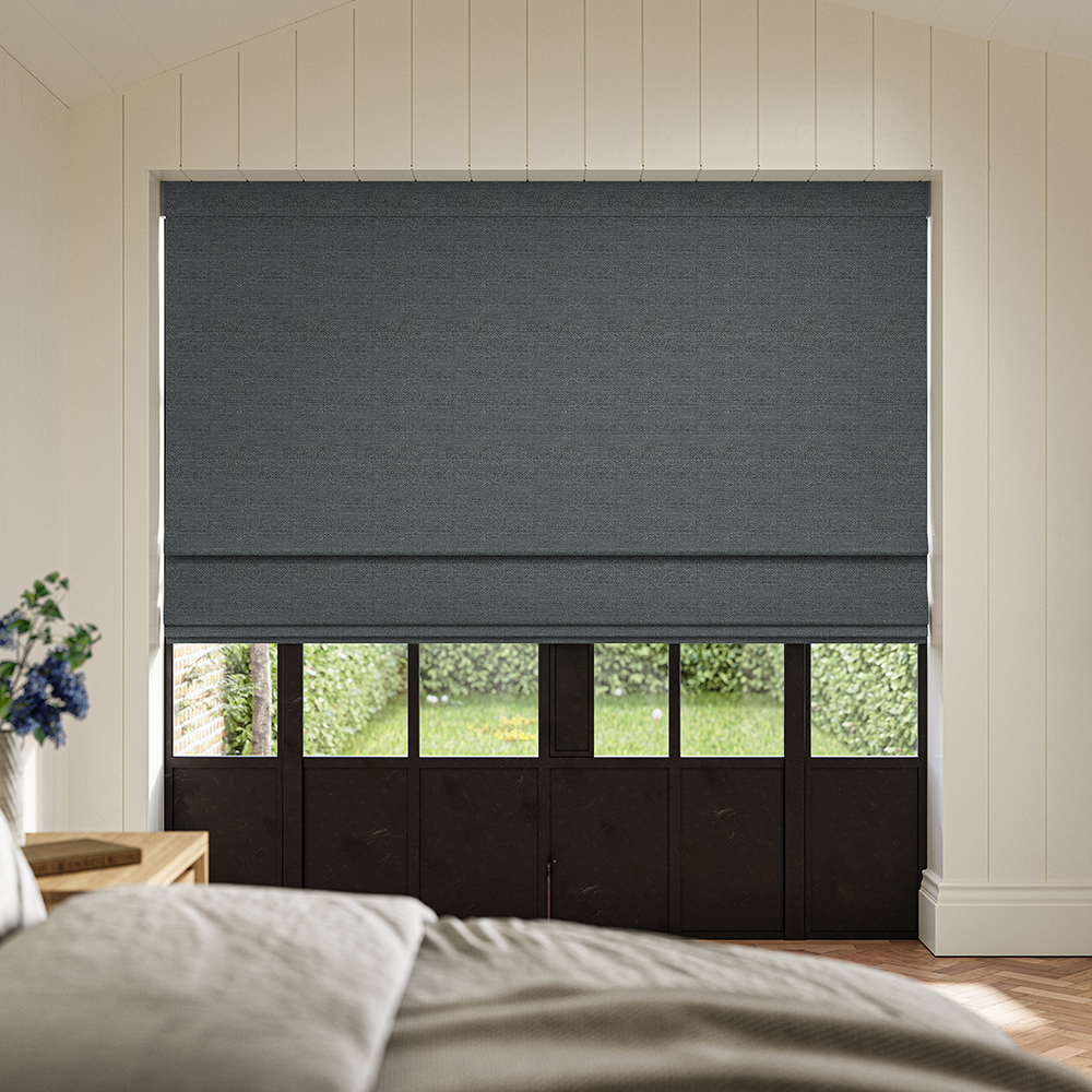 Penelope Chambray Roman Blind