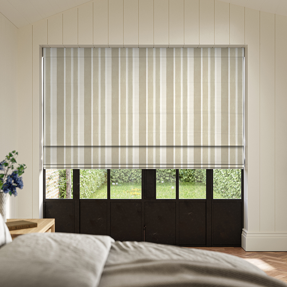 Serena Flax Roman Blind