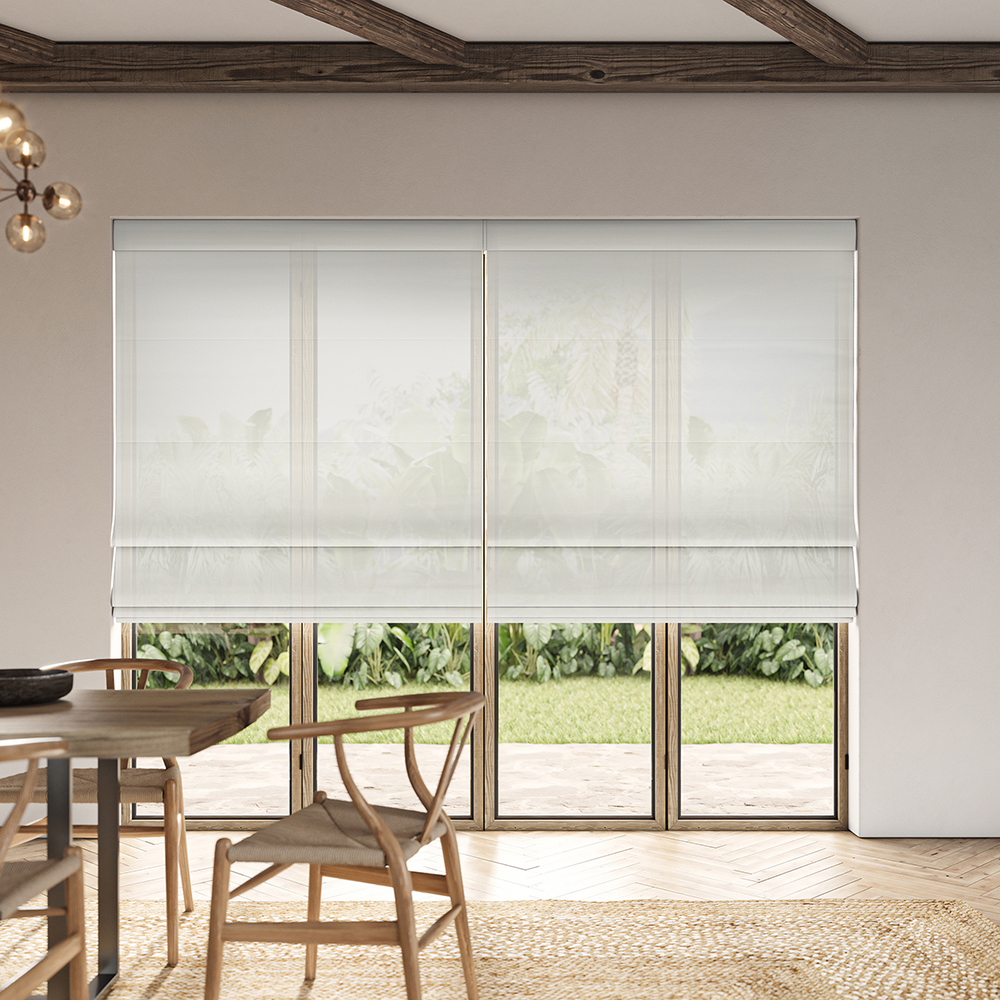 Blasket Ivory Roman Blind